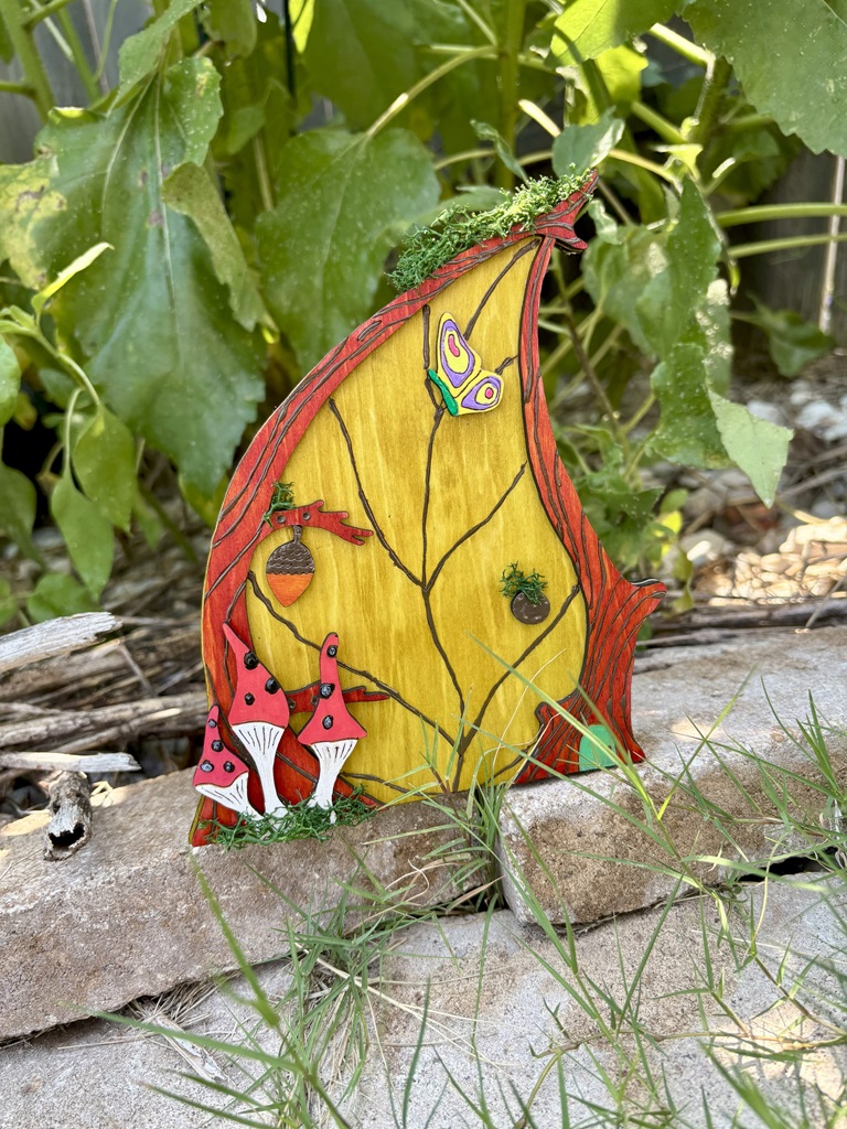 Leaf Fairy Door